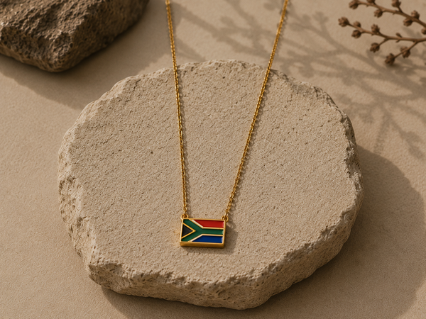 South African Flag Necklace
