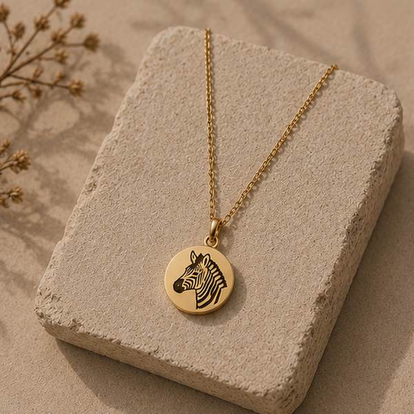 Zebra Necklace